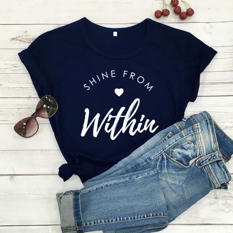 Shine From Within Short Sleeve T-Shirt