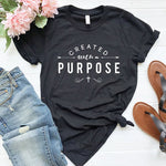 Created with A Purpose Short Sleeve T-Shirt