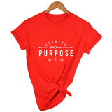 Created with A Purpose Short Sleeve T-Shirt