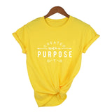 Created with A Purpose Short Sleeve T-Shirt