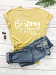 Be Strong and Courageous Sleeve T-Shirt