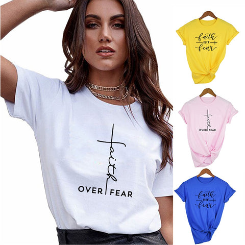 Faith Over Fear Short Sleeve T-Shirt