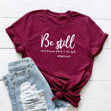 Be Still And Know Short Sleeve T-Shirt