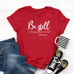 Be Still And Know Short Sleeve T-Shirt