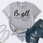 Be Still And Know Short Sleeve T-Shirt