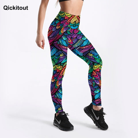 Feathered Rainbows Leggings