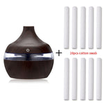 Essential Ultrasonic Aroma Oil Diffuser - Wood Grain