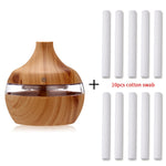 Essential Ultrasonic Aroma Oil Diffuser - Wood Grain