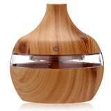 Essential Ultrasonic Aroma Oil Diffuser - Wood Grain