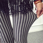 Plaid Printing Leggings