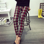 Plaid Printing Leggings