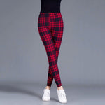 Plaid Printing Leggings