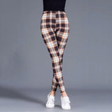 Plaid Printing Leggings