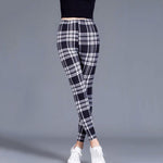 Plaid Printing Leggings