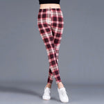 Plaid Printing Leggings