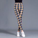 Plaid Printing Leggings