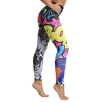 Mesh Printed Leggings