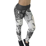 Mesh Printed Leggings