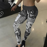 Mesh Printed Leggings