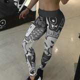 Mesh Printed Leggings