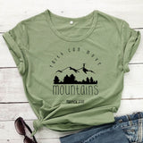 Faith Moves Mountains Short Sleeve T-Shirt