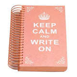 Keep Calm Write On Journal