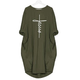 Faith Cross T-Shirt Dress